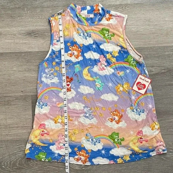Modcloth Blue Care Bears Print Top - Picture 6 of 6